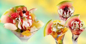 Sorbets met heerlijke smaken
