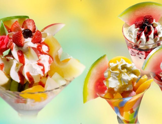 Sorbets met heerlijke smaken