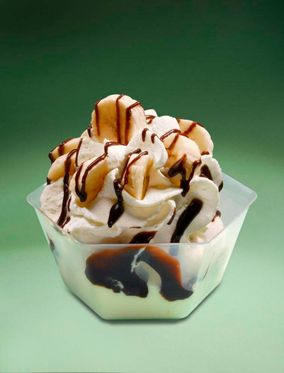 IJs met chocoladesmaak